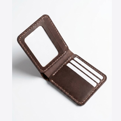 Handcrafted Brown Leather Wallet