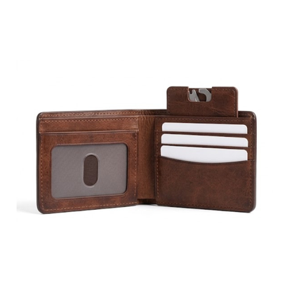 Handcrafted Brown Leather Wallet