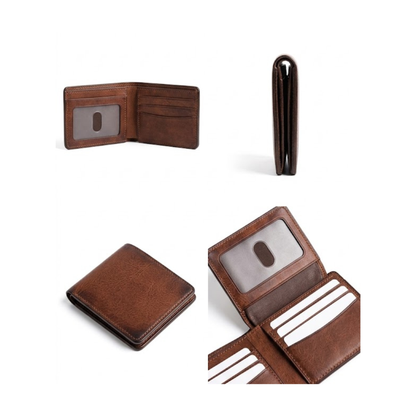 Handcrafted Brown Leather Wallet